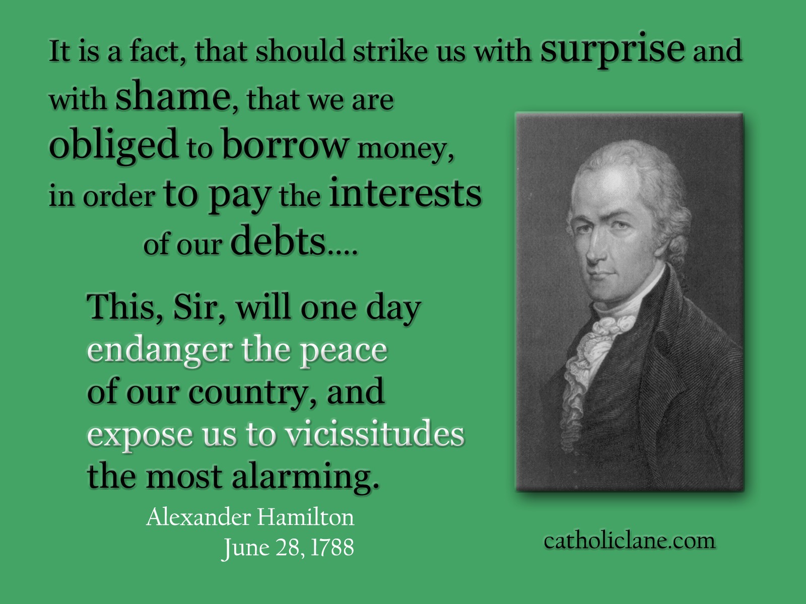 Alexander Hamilton Quote
