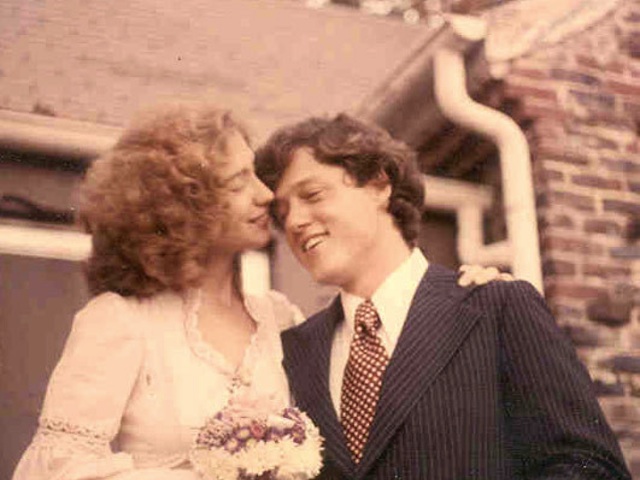 Bill and Hillary Clinton, October 11, 1975