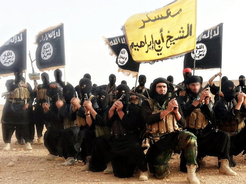 ISIS With Battle Flags