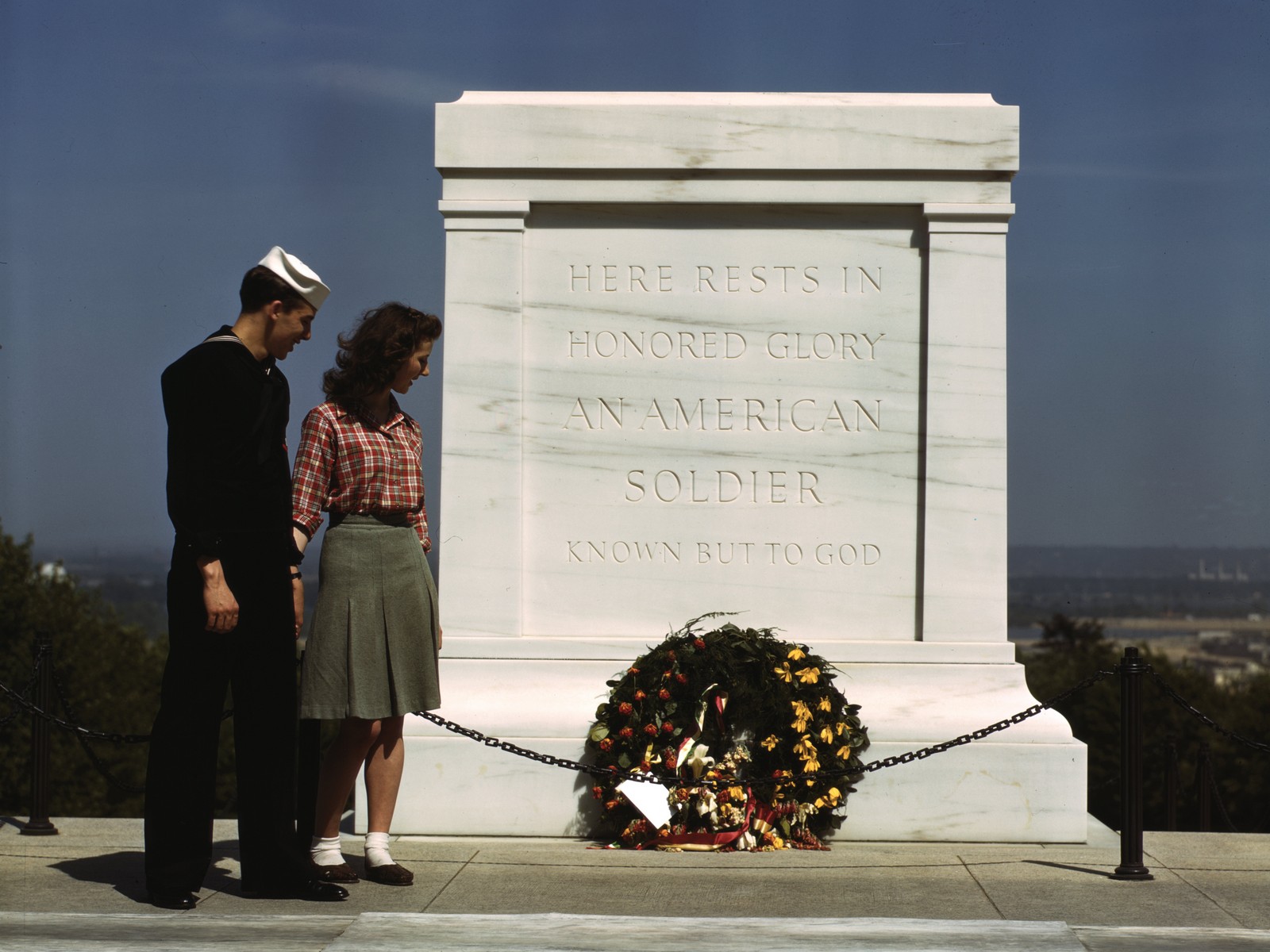 Tomb of the Unknowns, Arlington Cemetery, May 1943