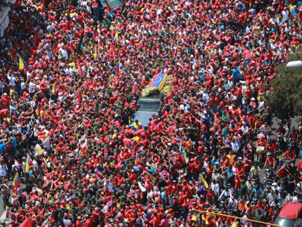 Funeral Cortege - Hugo Chavez - March 6, 2013